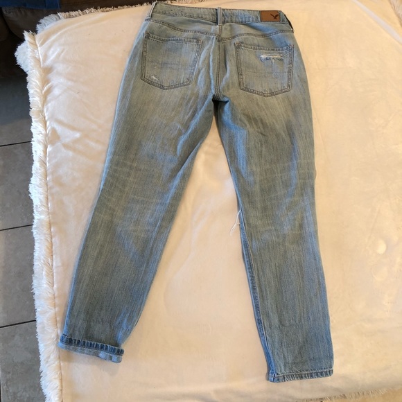 American Eagle Tomgirl Style Ripped Jeans - Picture 7 of 13
